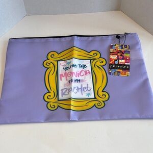 Friends Themed Purple Pouch 14” x 10”